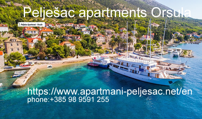 Pelješac apartments Orsula