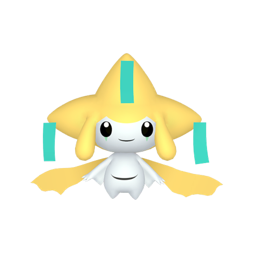 Jirachi - Steel/Psychic type Pokemon from Pokemon Ruby and Sapphire with stats, moves, and evolution data
