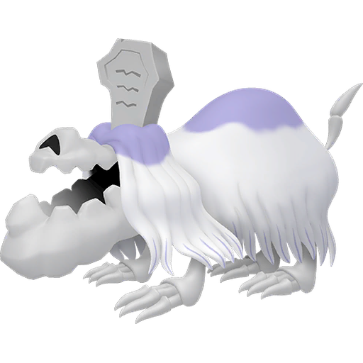 Houndstone - Ghost type Pokemon from  with stats, moves, and evolution data