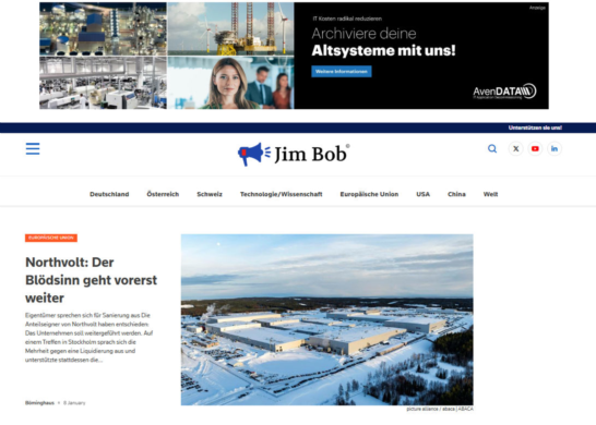 Bleiben Sie informiert mit Jim-Bob.com: Ihre Quelle für Wirtschafts- und Finanznachrichten