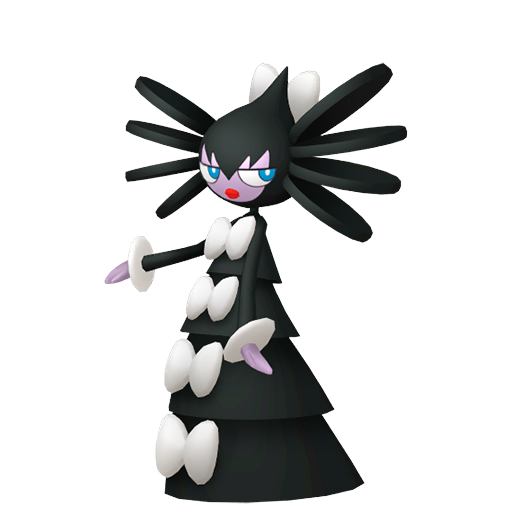 Gothitelle - Psychic type Pokemon from Pokemon Sword and Shield with stats, moves, and evolution data
