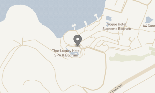 Lokation for Hotel Hyde Bodrum - Voksenhotel