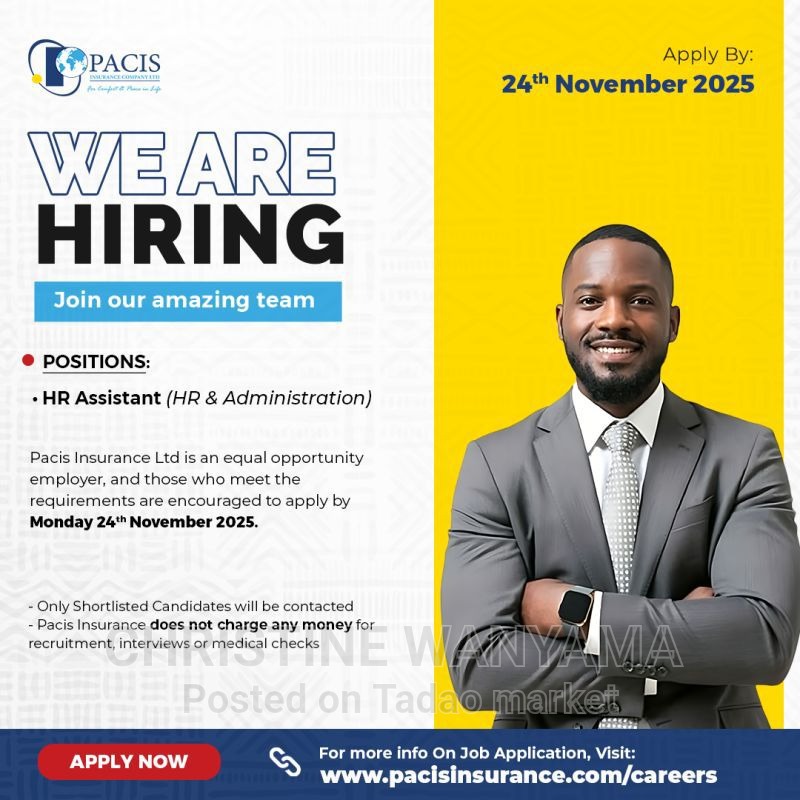 Vacancy position in HR Assistant 3