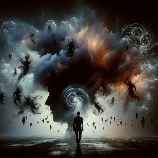 AI interpretation of Running by Nf