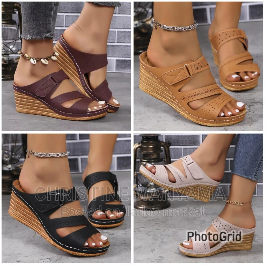 Ladies wadge shoe's 2
