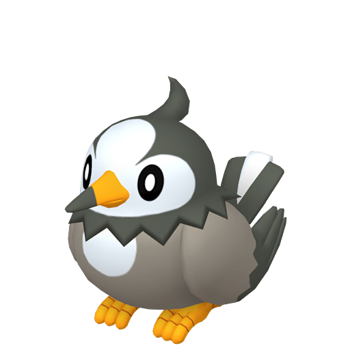 Starly - Normal/Flying type Pokemon from Pokemon Platinum with stats, moves, and evolution data