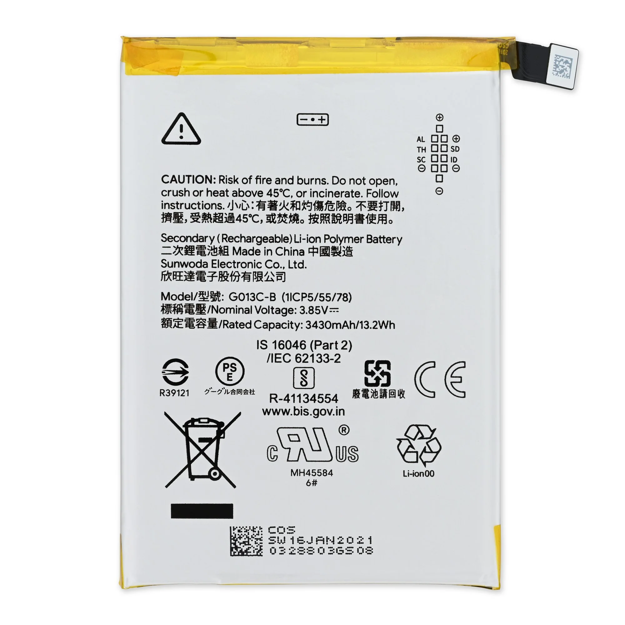 Google Pixel 3XL Battery Replacement Genuine