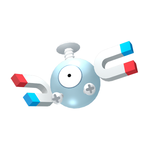 Magnemite - Electric/Steel type Pokemon from Pokemon FireRed and LeafGreen with stats, moves, and evolution data