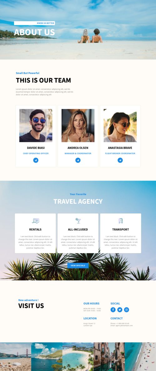 Travel Agency About 1