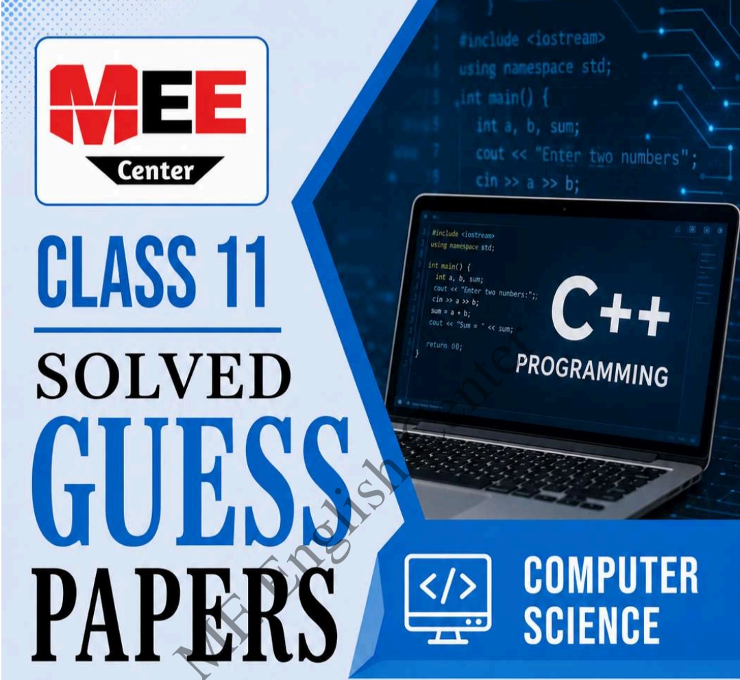Class 11 Computer Science Solved Guess paper 