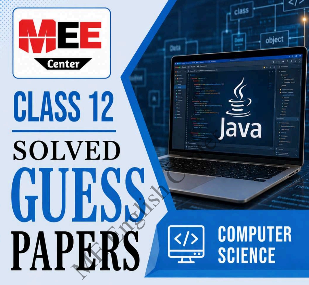 Class 12 Solved Computer Science Guess paper 