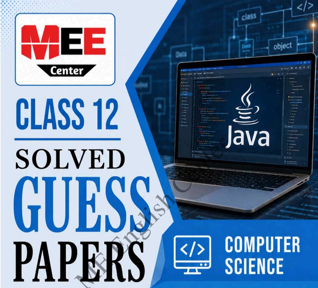 Class 12 Computer Science Solved Guess paper 
