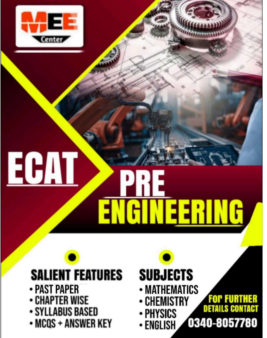 Pre Engineering MCQs book 