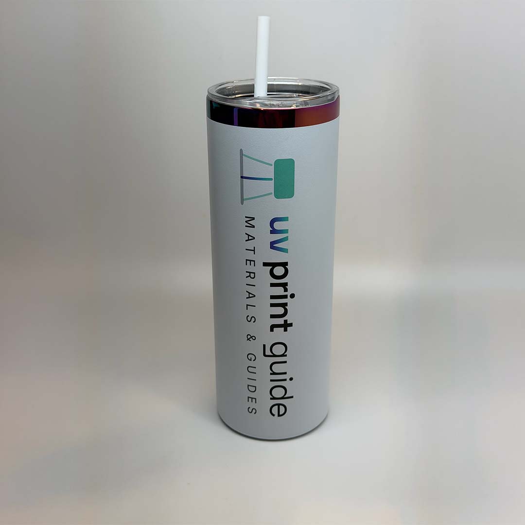 20oz Skinny Tumbler with Lid and Straw