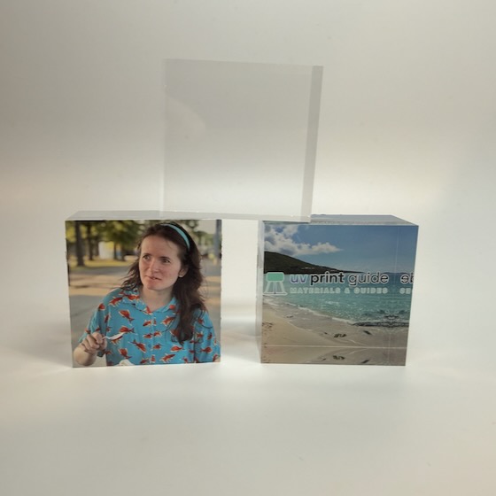 Clear Acrylic Blocks (2×1", 4-Pack)