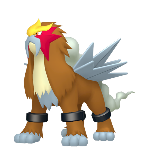 Entei - Fire type Pokemon from Pokemon HeartGold and SoulSilver with stats, moves, and evolution data