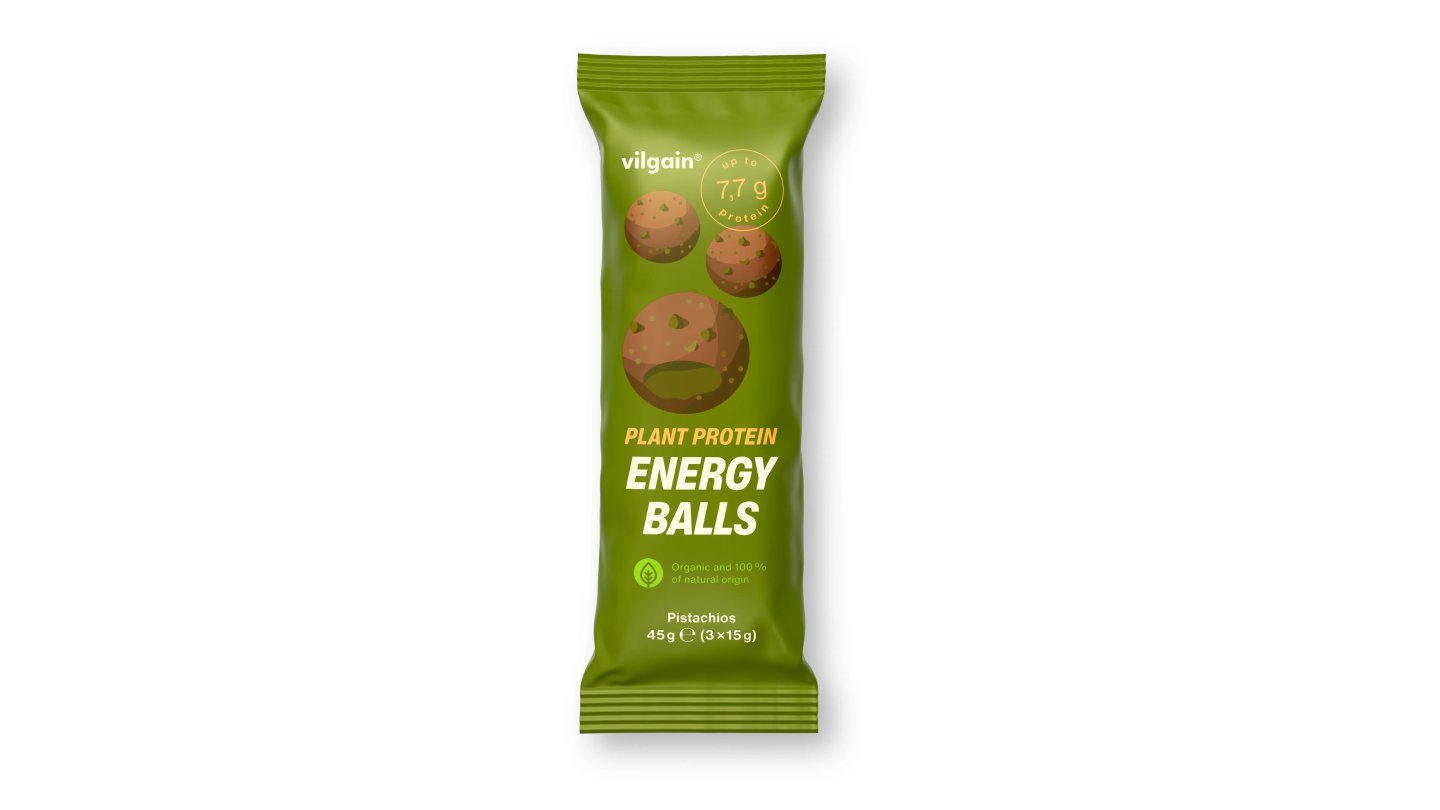 Plant Protein Energy Balls BIO – pistácie