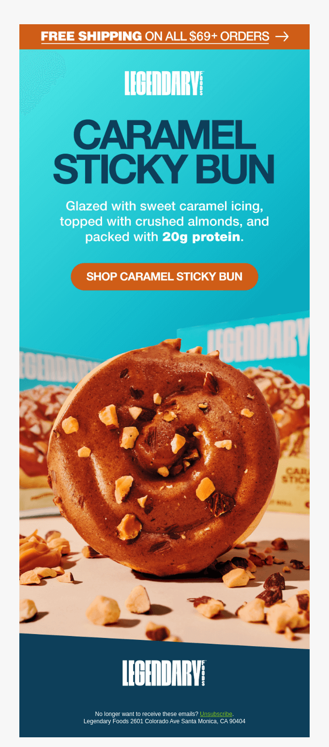 Have You Tried Our New Protein Sticky Bun