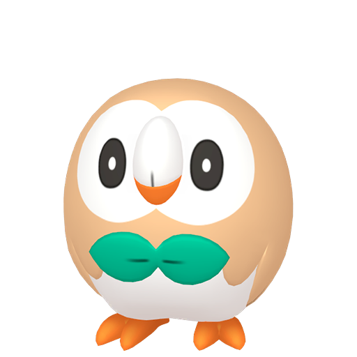 Rowlet - Grass/Flying type Pokemon