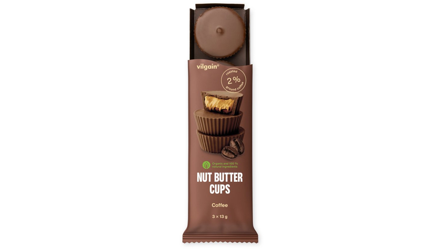 Nut Butter Cups - kávovo-oříškové máslo