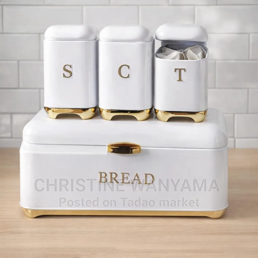 Bread Bin with 3 canisters 2