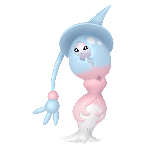 Hatterene - Psychic/Fairy type Pokemon from Pokemon Sword and Shield with stats, moves, and evolution data