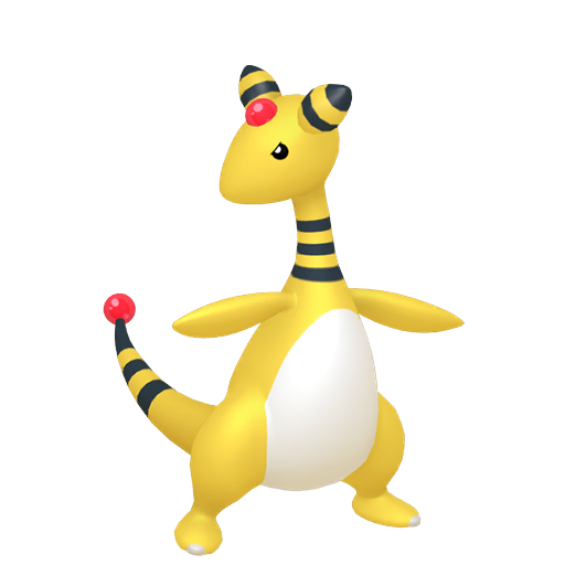 Ampharos - Electric type Pokemon from Pokemon X and Y with stats, moves, and evolution data