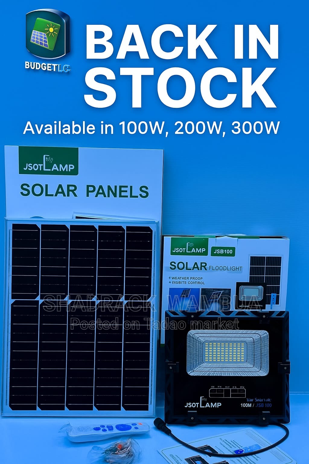 JsotLamp series solar floodlights 