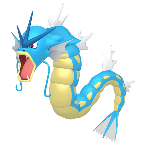 Gyarados - Water/Flying type Pokemon from Pokemon FireRed and LeafGreen with stats, moves, and evolution data