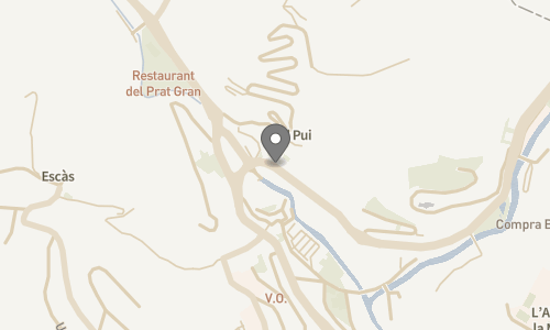 Lokation for Hotel del Pui