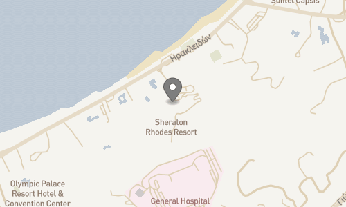 Lokation for Sheraton Rhodes Resort