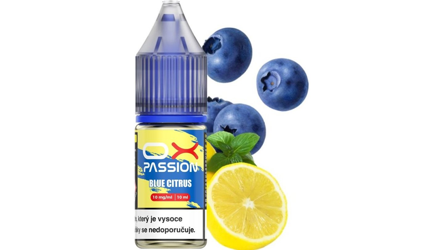 OXVA OX PASSION Salt Borůvka & citron 10ml 20mg
