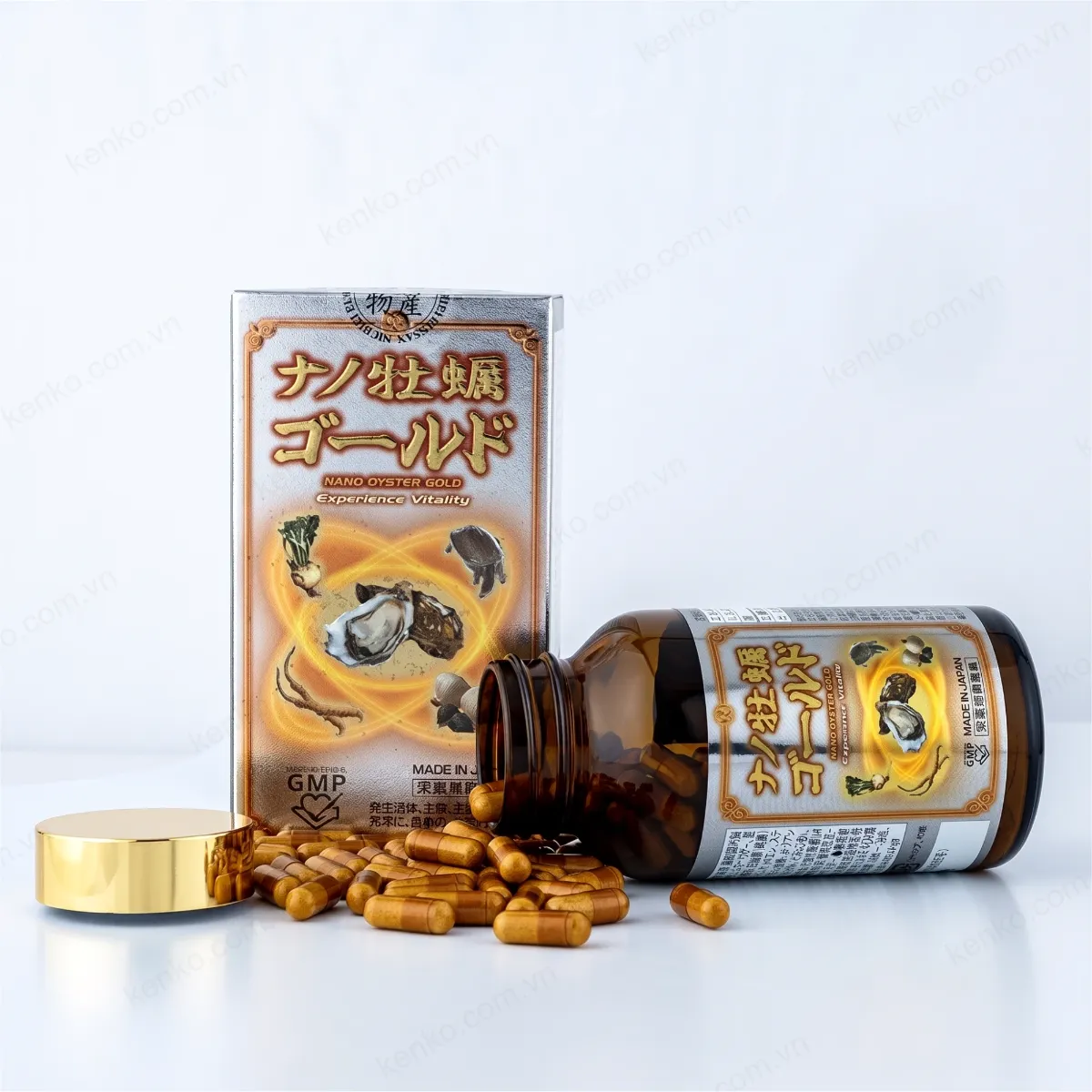 Viên uống Nano Hàu Gold 5 in 1 hộp 120 viên - Hình ảnh 2