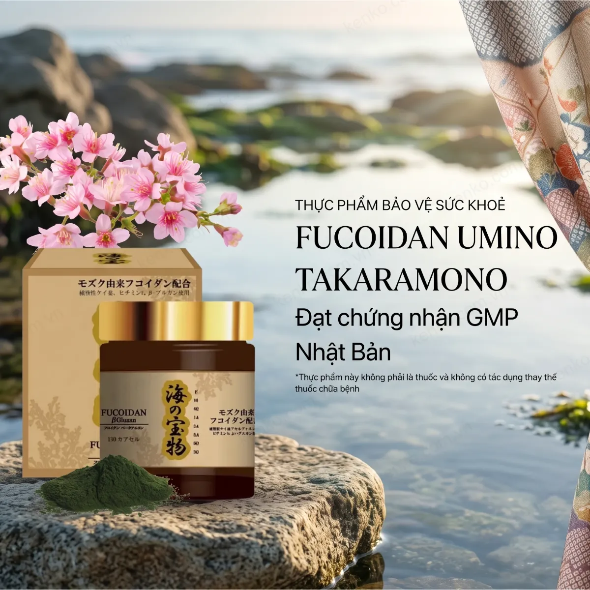 Fucoidan Umino Takaramono 130 viên - Hình ảnh 2