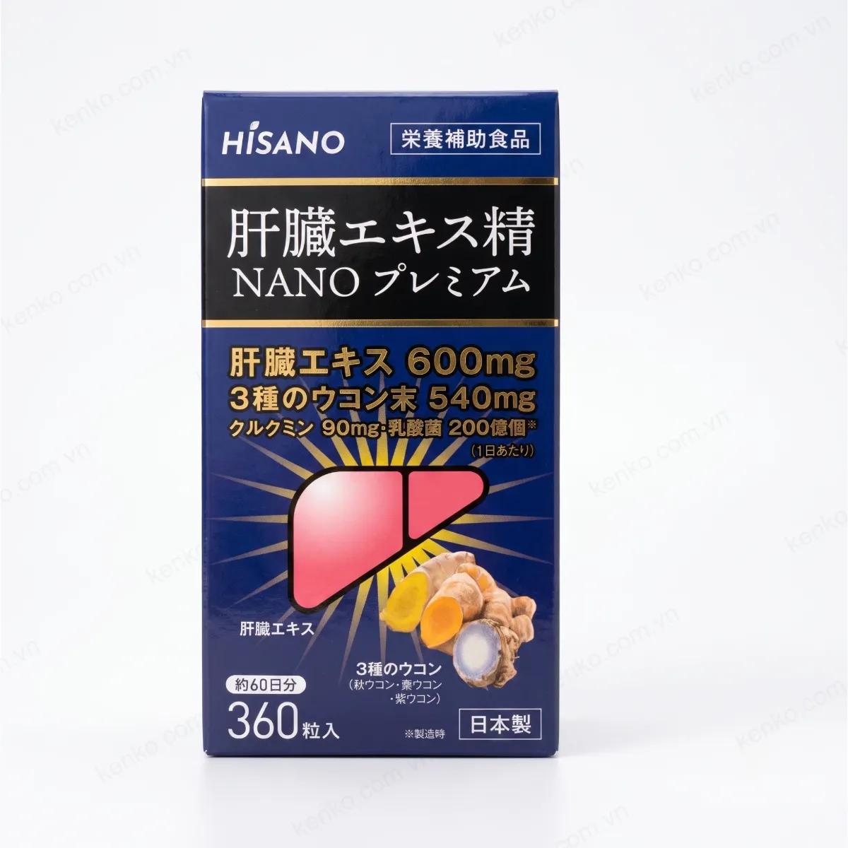 Viên uống giải độc gan HISANO 360 viên