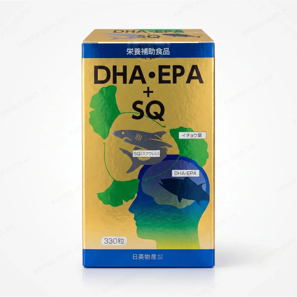 Viên uống dầu cá DHA + EPA(omega 3) + SQ 330 viên