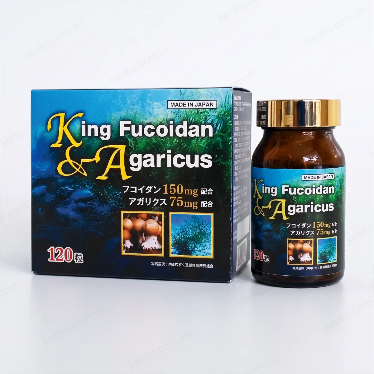 KING FUCOIDAN & AGARICUS 120 viên