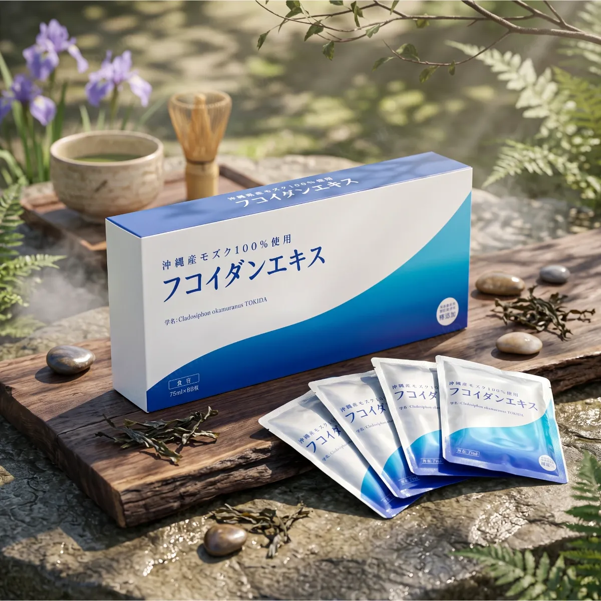 Fucoidan Extract dạng nước (75ml x 10gói/hộp x 6hộp/thùng) - Hình ảnh 4