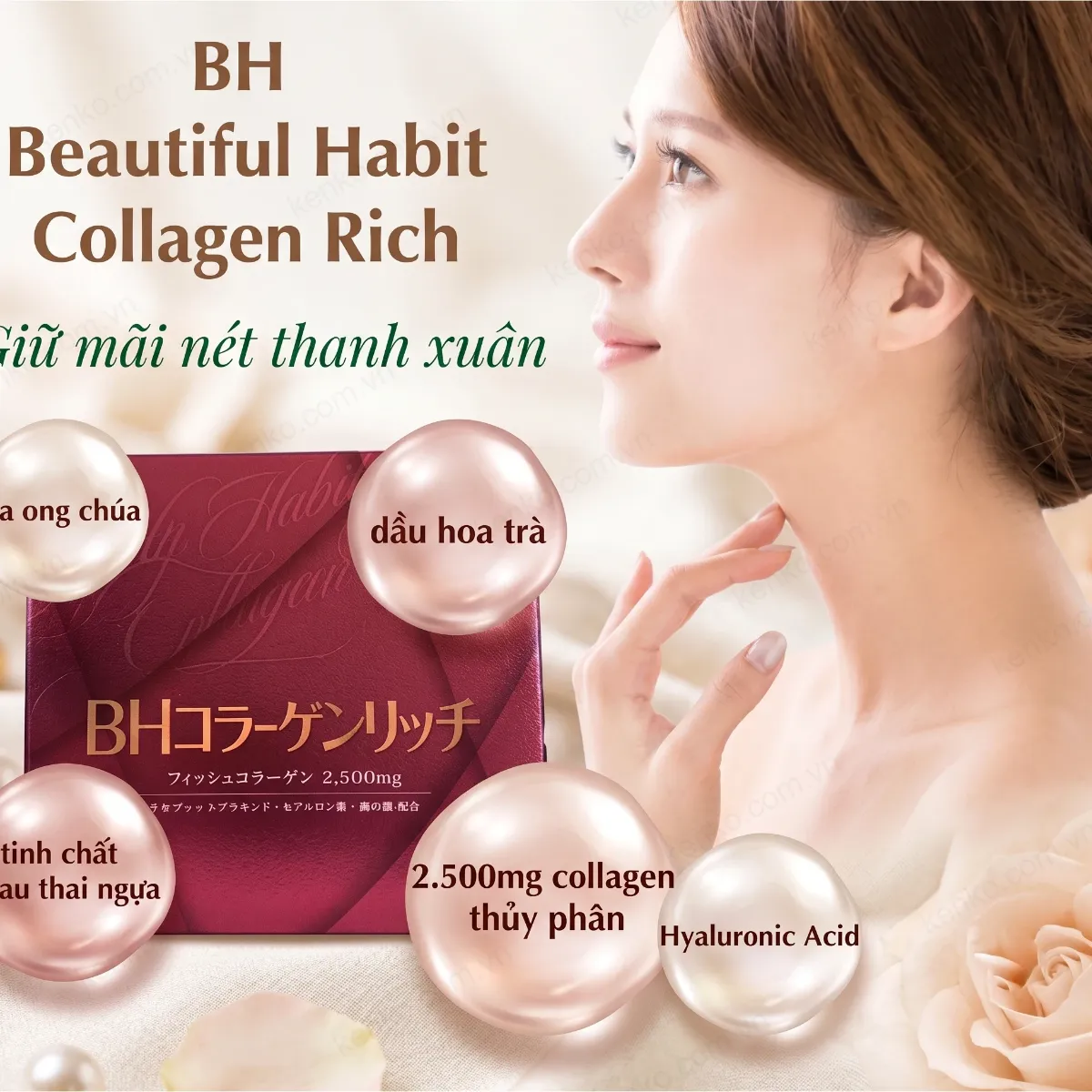 Bột uống Beautiful Habit Collagen Rich 30 gói - Hình ảnh 4