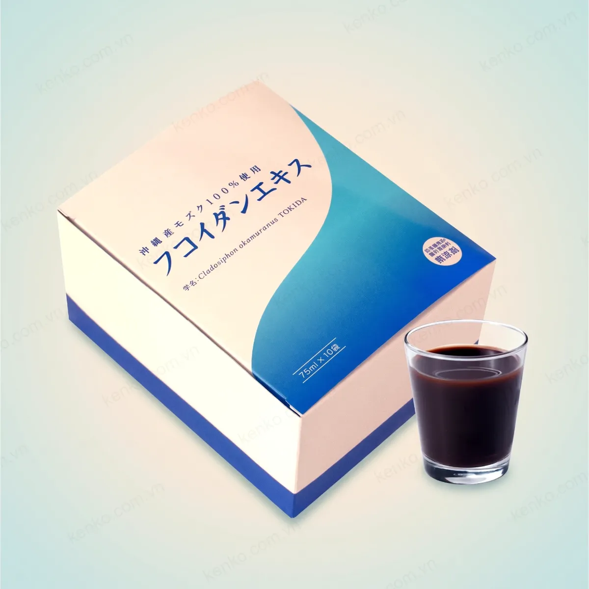 Fucoidan Extract dạng nước (75ml x 10gói/hộp x 6hộp/thùng) - Hình ảnh 3