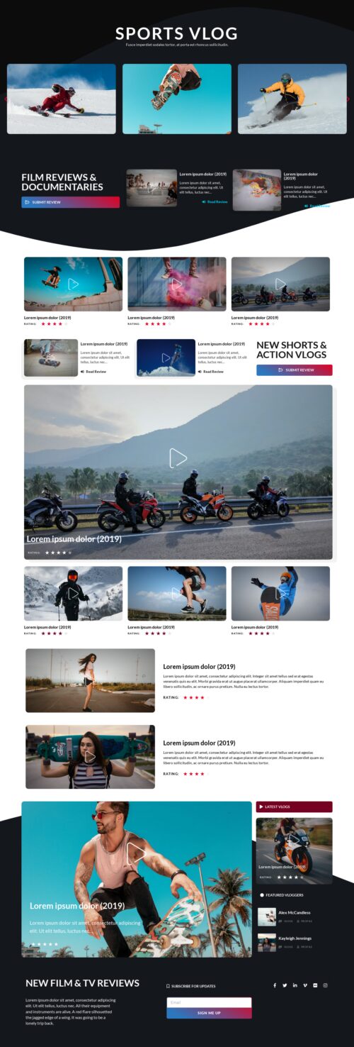 Video Magazine Home 1