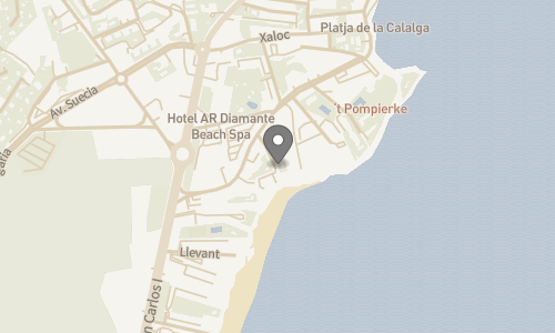 Lokation for Hotel Roca Esmeralda & Spa 