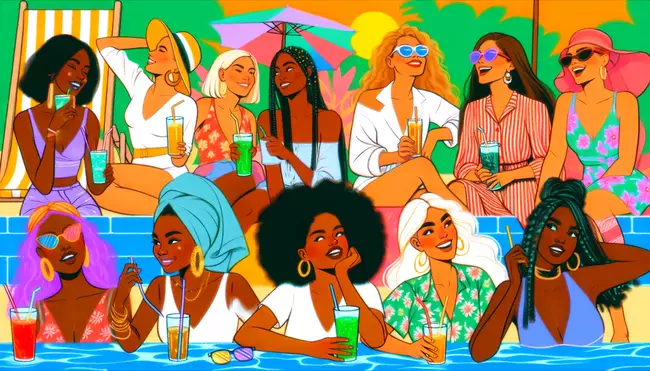 AI interpretation of Hot Girl Summer by Megan Thee Stallion