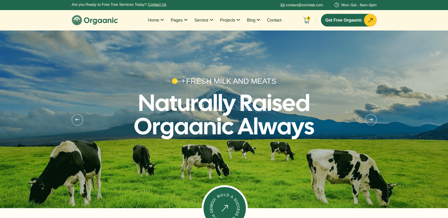 Orgaanic Home Farming and Organic Produce Website