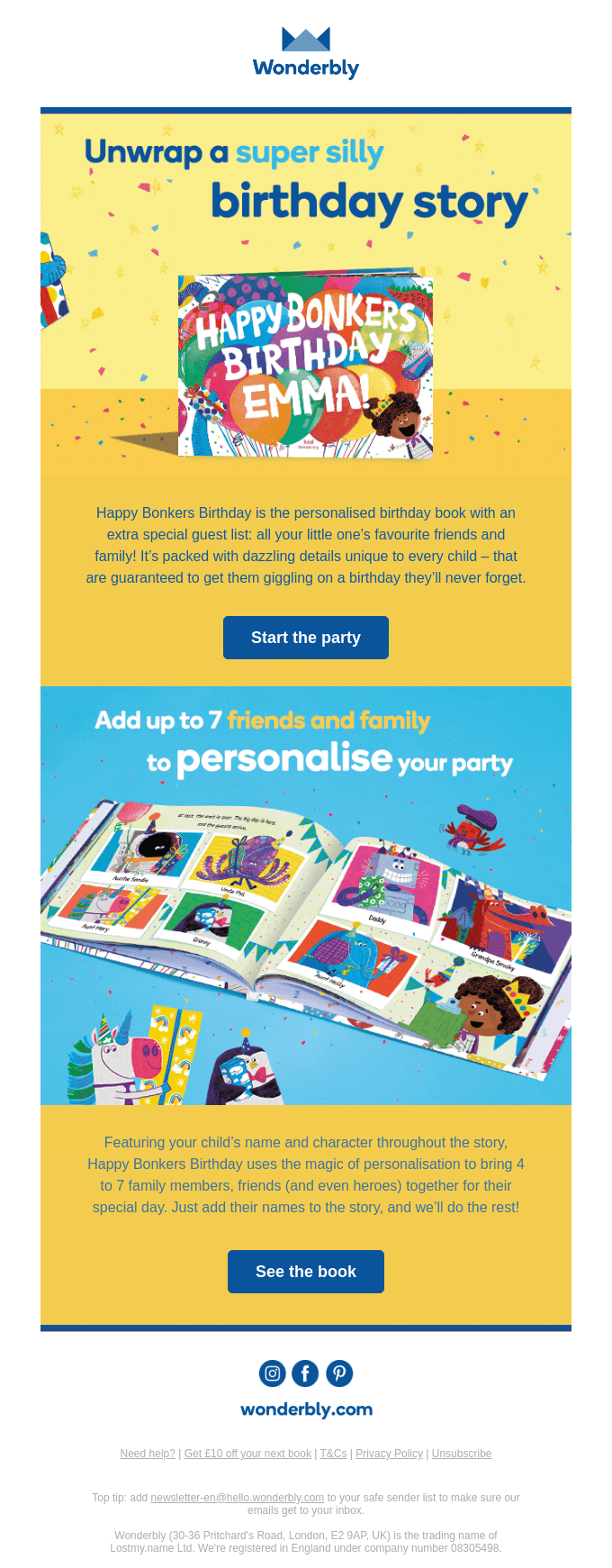 Celebrate Your Childs Birthday With A Party In A Book
