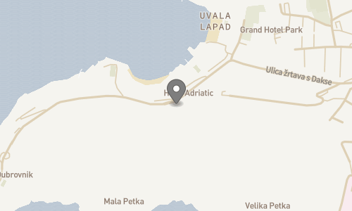 Lokation for Hotel Uvala