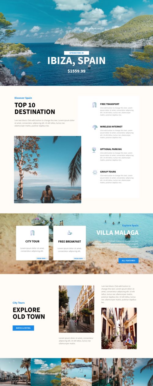 Travel Agency Specials