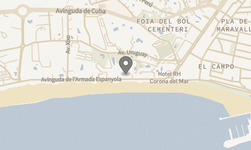 Lokation for Lejligheder Beni Beach