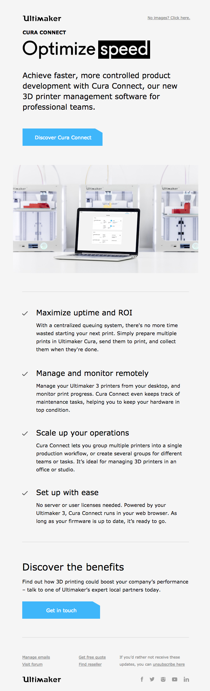 Introducing Cura Connect New 3d Printer Management Solution