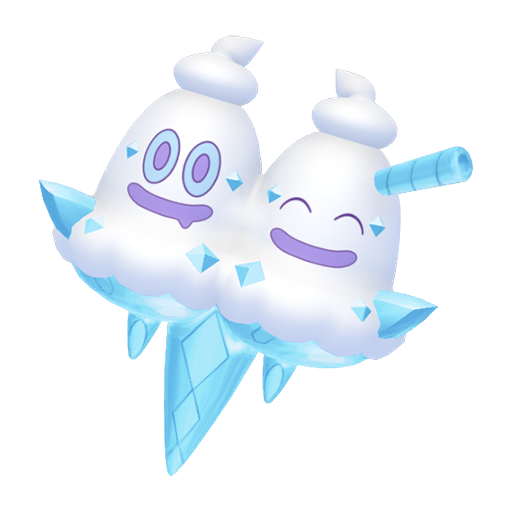 Vanilluxe - Ice type Pokemon from Pokemon Sword and Shield with stats, moves, and evolution data